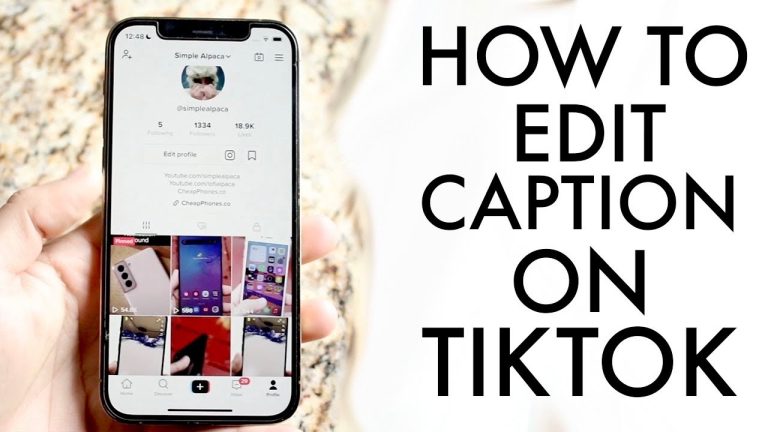 Can you edit tiktok caption?