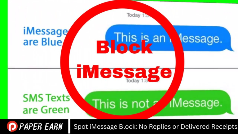 Spot iMessage Block: No Replies or Delivered Receipts
