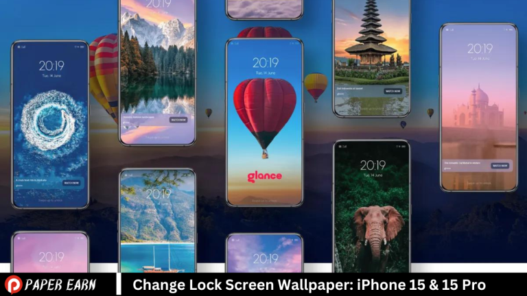 Change Lock Screen Wallpaper: iPhone 15 & 15 Pro