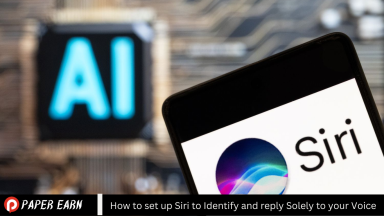 How to set up Siri to Identify and reply Solely to your Voice