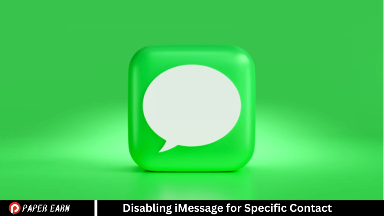 Disabling iMessage for Specific Contact